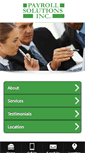 Mobile Screenshot of payrollsolutions.cc